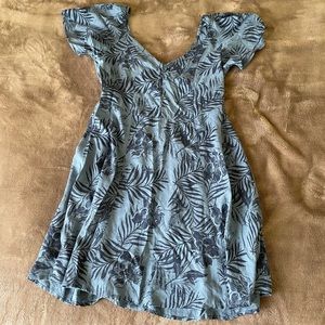 Roxy dress floral blue size s